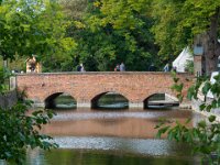 Wasserschloss Mellenthin, Stadt Usedom, Eisenbahnhubbrücke Karnin